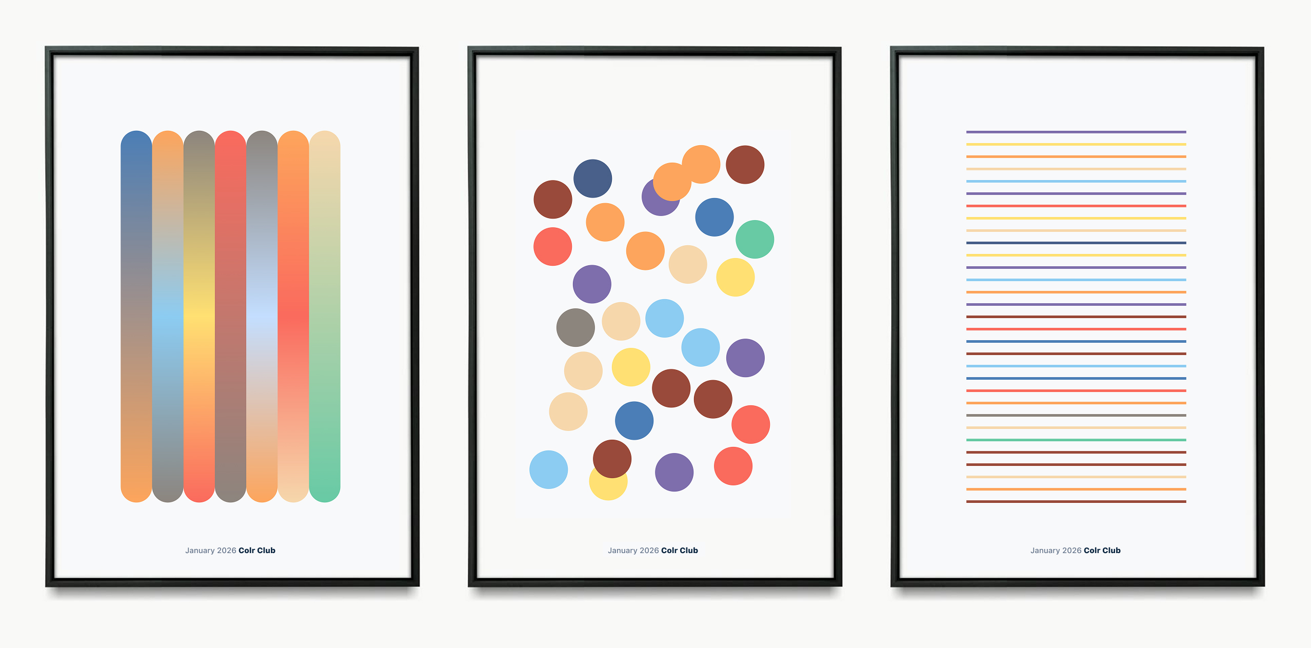 Colr Club Poster Examples